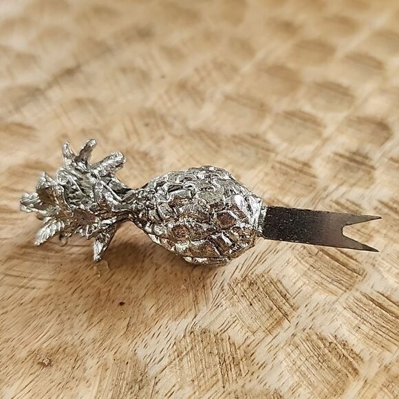 Pewter Pineapple Cheese~Crudite Fork - Picture 5 of 5